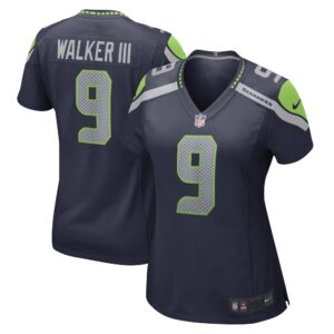 Kenneth Walker III Seattle Seahawks Women's Player Jersey - Navy