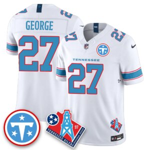 Eddie George #27 Tennessee Titans Vapor F.U.S.E. Limited Jersey -  White