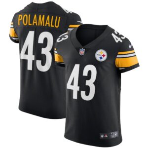 Troy Polamalu Pittsburgh Steelers  Retired Player Elite Jersey - Black