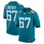 Chandler Brewer Jacksonville Jaguars  Game Jersey -  Teal