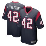 Cory Littleton Houston Texans  Game Player Jersey - Navy