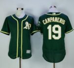 Oakland Athletics #19 Bert Campaneris Green Flexbase Collection Stitched Jersey