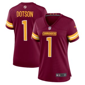 Jahan Dotson Washington Commanders  Women's Player Game Jersey - Burgundy