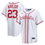 Bo Naylor #23 Canada Baseball 2026 World Baseball Classic Home Stadium Jersey - White