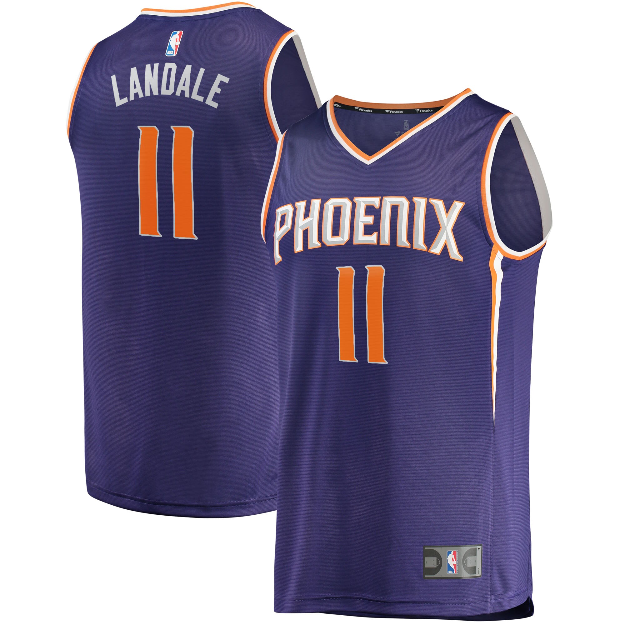 Jock Landale Phoenix Suns Fast Break Replica Jersey - Icon Edition - Purple
