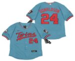 Men's Minnesota Twins #24 Josh Donaldson Light Blue Stitched Flex Base  Jersey