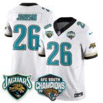Antonio Johnson #26 Jacksonville Jaguars JAX AFC South Division Champions Vapor Limited Throwback Jersey - All Stitched