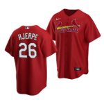 Men's St. Louis Cardinals #26 Cooper Hjerpe 2022 Draft Jersey Red Alternate
