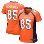 Albert Okwuegbunam Denver Broncos  Women's Game Jersey - Orange