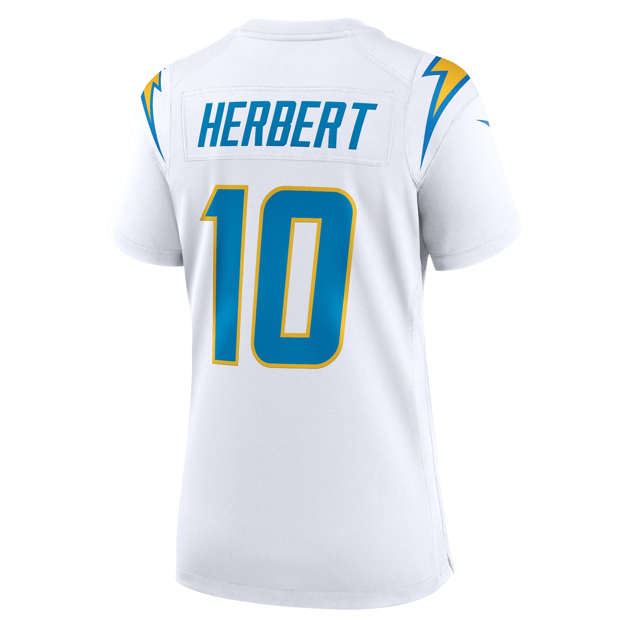 Justin Herbert Los Angeles Chargers Women's Game Jersey - White - Image 3