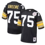 Joe Greene Pittsburgh Steelers  1975 Authentic Throwback Retired Player Jersey - Black