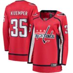 Darcy Kuemper Washington Capitals Women's Home Breakaway Player Jersey - Red