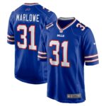 Dean Marlowe Buffalo Bills  Game Player Jersey - Royal