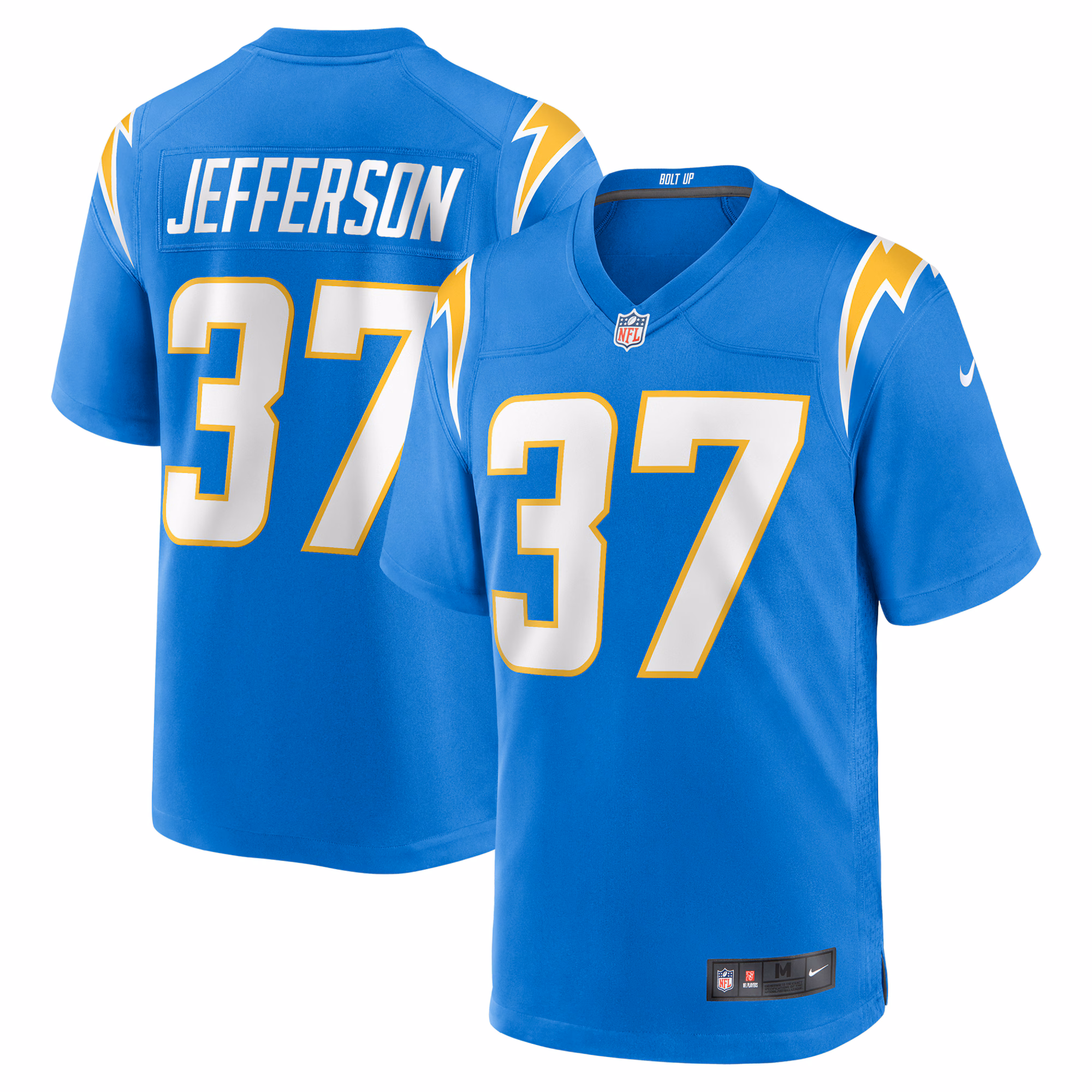 Tony Jefferson Los Angeles Chargers Team Game Jersey -  Powder Blue