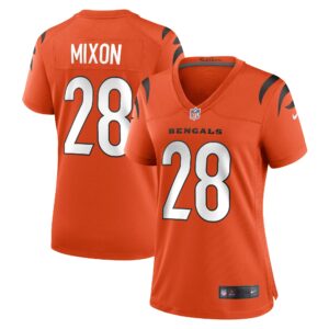 Joe Mixon Cincinnati Bengals  Women's Game Jersey - Orange