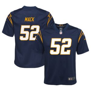 Khalil Mack Los Angeles Chargers  Youth Alternate Game Jersey - Navy