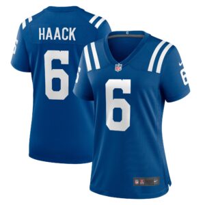 Matt Haack Indianapolis Colts  Women's Game Player Jersey - Royal