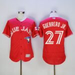 Toronto Blue Jays #27 Vladimir Guerrero Jr. Red New Cool Base Canada Day Stitched Jersey