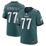 Matt Hennessy Philadelphia Eagles  Game Jersey - Midnight Green