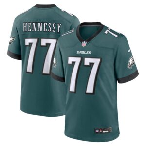 Matt Hennessy Philadelphia Eagles  Game Jersey - Midnight Green