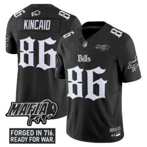Dalton Kincaid #86 Buffalo Bills BUF 'Gothic Cold Front Edition' Vapor Limited Jersey V2 - All Stitched