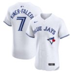 Men's Toronto Blue Jays Isiah Kiner-Falefa  White Home Elite Player Jersey