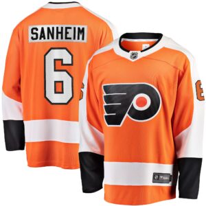 Travis Sanheim Philadelphia Flyers Home Breakaway Jersey - Orange