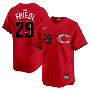 TJ Friedl #29 Cincinnati Reds 2026 City Connect Vapor Premier Limited Jersey - All Stitched