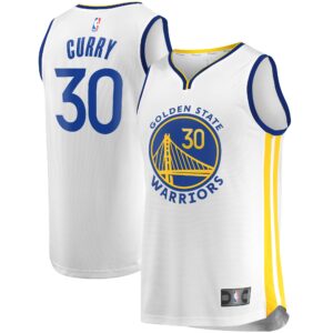 Stephen Curry Golden State Warriors  Fast Break Replica Player Jersey - White - Association Edition