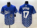 Men's #17 Shohei Ohtani Los Angeles Dodgers 2025 Custom Cool Jersey
