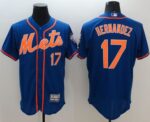 New York Mets #17 Keith Hernandez Blue Flexbase Collection Stitched Jersey