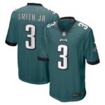 Nolan Smith #3 Philadelphia Eagles  Draft First Round Pick Game Jersey - Midnight Green