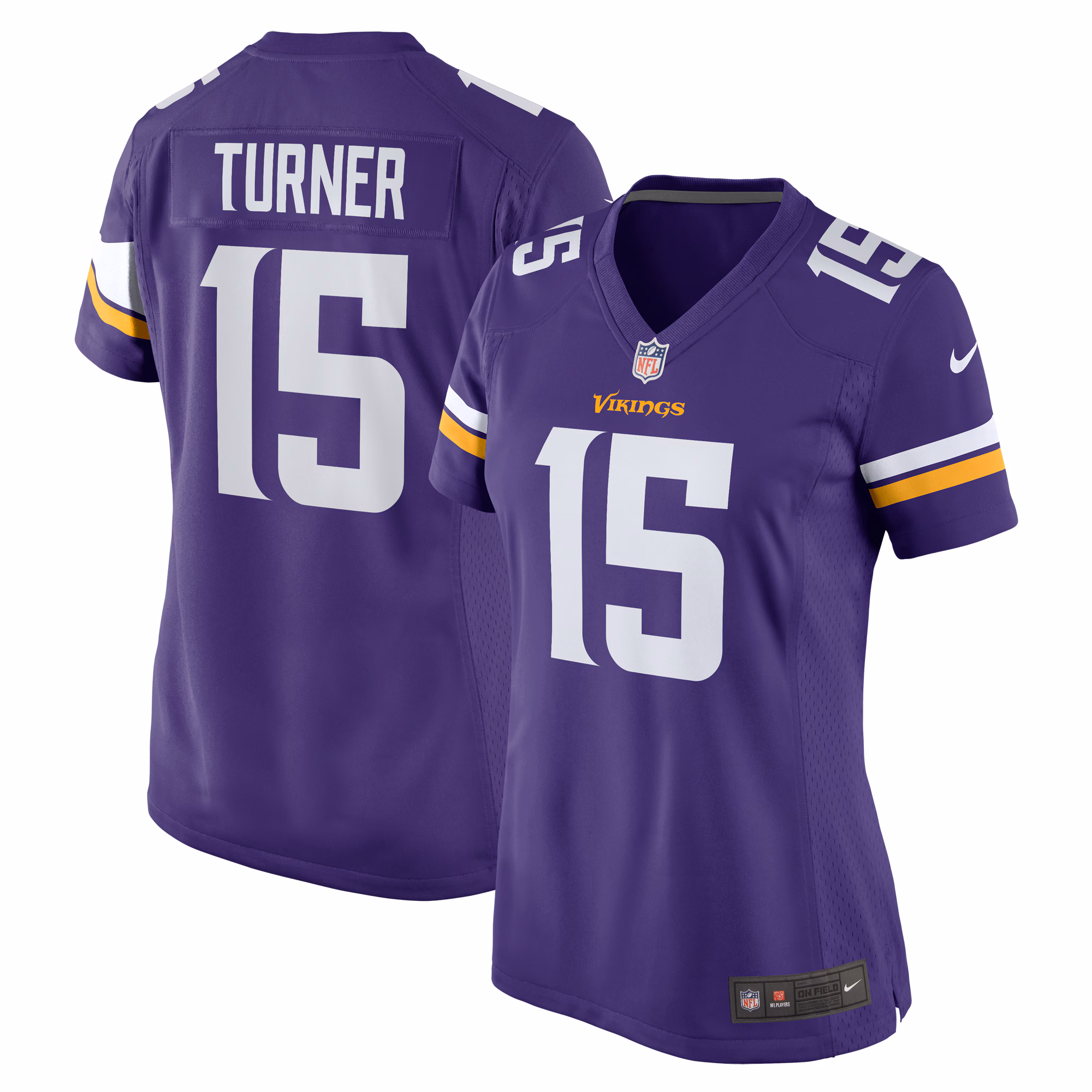 Dallas Turner Minnesota Vikings Women's Game Jersey -  Purple