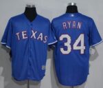 Texas Rangers #34 Nolan Ryan Blue New Cool Base Stitched Jersey