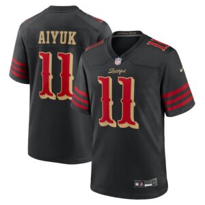 Brandon Aiyuk #11 San Francisco 49ers 2025 Rivalries Collection Game Jersey - Black