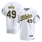 Men's Oakland Athletics Ryan Noda  White Home Limited Player Jersey