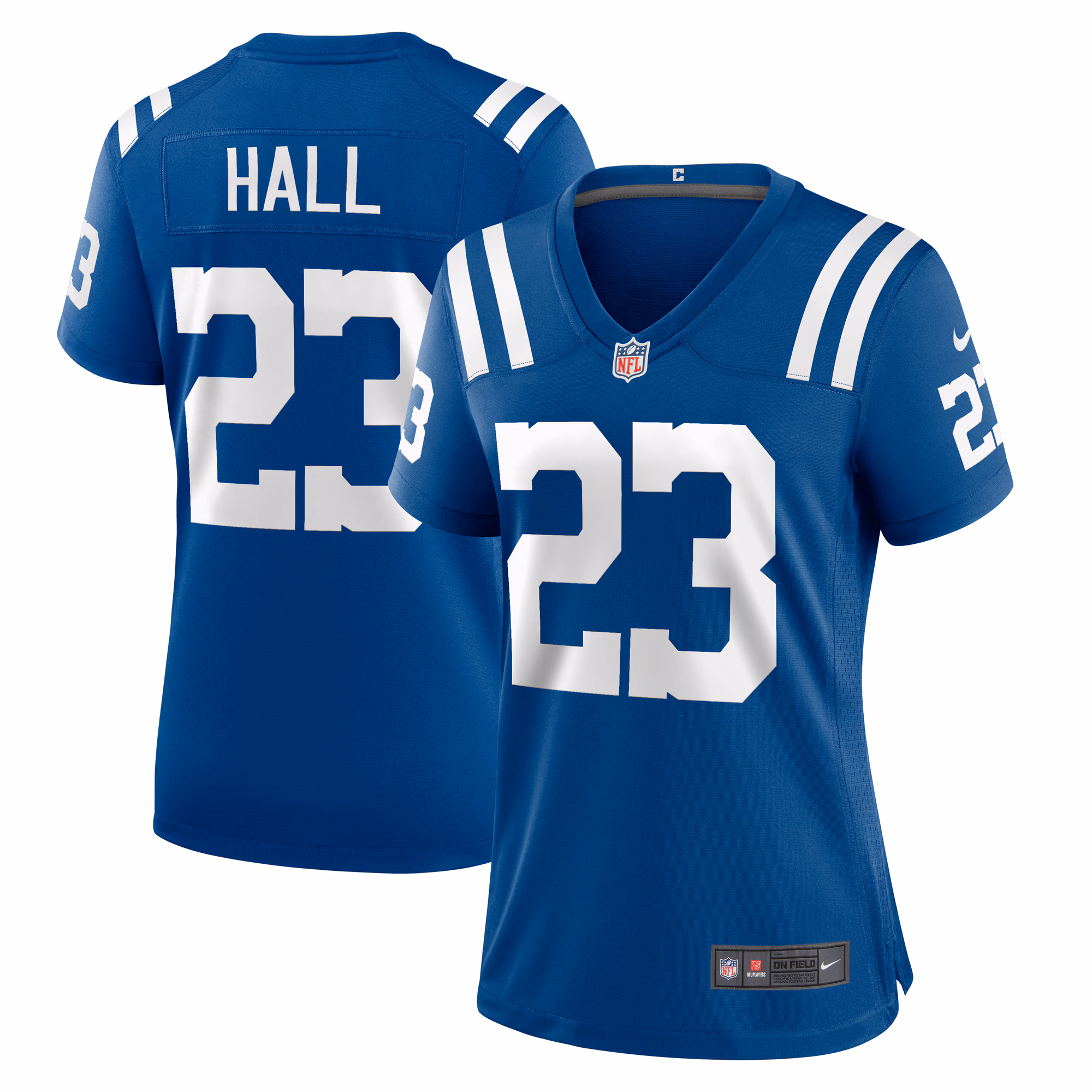 Darren Hall Indianapolis Colts Women's Team Game Jersey -  Royal
