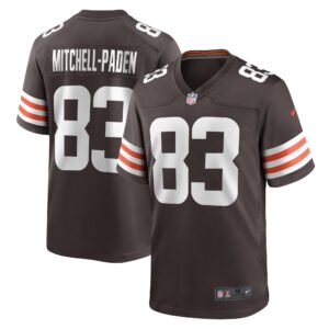 Zaire Mitchell-Paden Cleveland Browns Team Game Jersey -  Brown