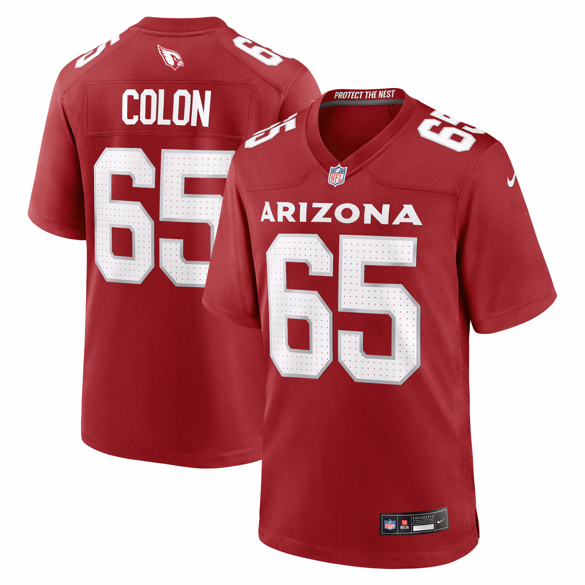 Trystan Colon Arizona Cardinals Team Game Jersey -  Cardinal