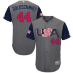 Team USA #44 Paul Goldschmidt Gray 2017 World Baseball Classic Stitched Jersey