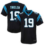 Adam Thielen Carolina Panthers  Youth Game Jersey - Black