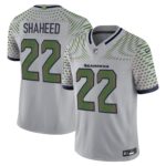 Rashid Shaheed #22 Seattle Seahawks 2025 Rivalries Collection Game Jersey - Wolf Gray