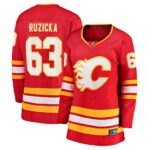Adam Ruzicka Calgary Flames Women's Home Breakaway Player Jersey - Red