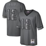 Jim Kelly Buffalo Bills 1990 Retired Player Metal Legacy Jersey - Charcoal
