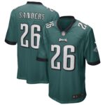 Miles Sanders Philadelphia Eagles  Game Player Jersey - Midnight Green
