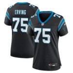 Cameron Erving Carolina Panthers  Women's Team Game Jersey - Black