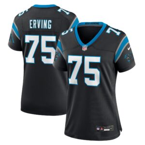 Cameron Erving Carolina Panthers  Women's Team Game Jersey - Black