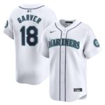 Men's Seattle Mariners Mitch Garver  White Home Limited Player Jersey
