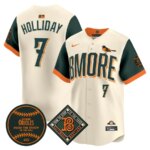 Jackson Holliday #7 Baltimore Orioles 2026 City Connect Vapor Premier Limited Jersey - All Stitched