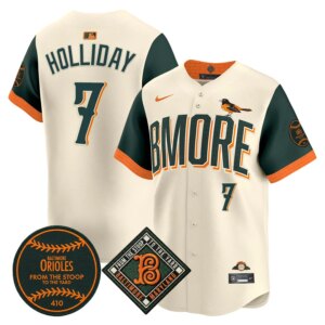Jackson Holliday #7 Baltimore Orioles 2026 City Connect Vapor Premier Limited Jersey - All Stitched